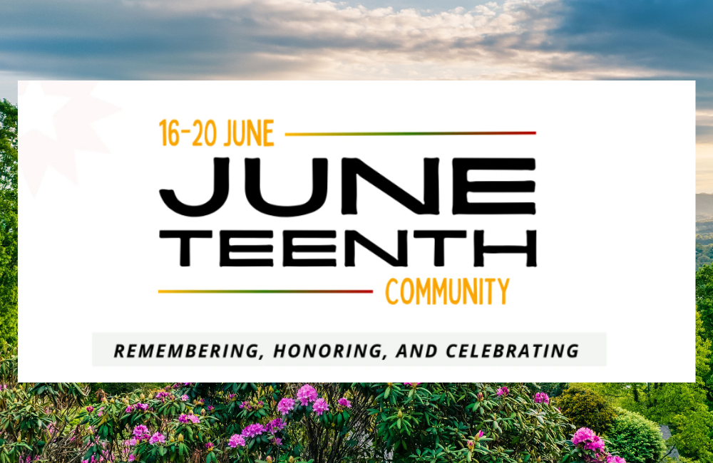 logo for Juneteenth Celebration, Asheville