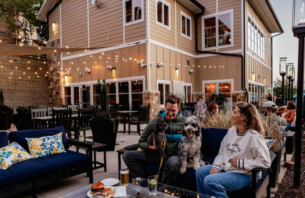 Patio of the Azaela Bar and Kitchen Asheville