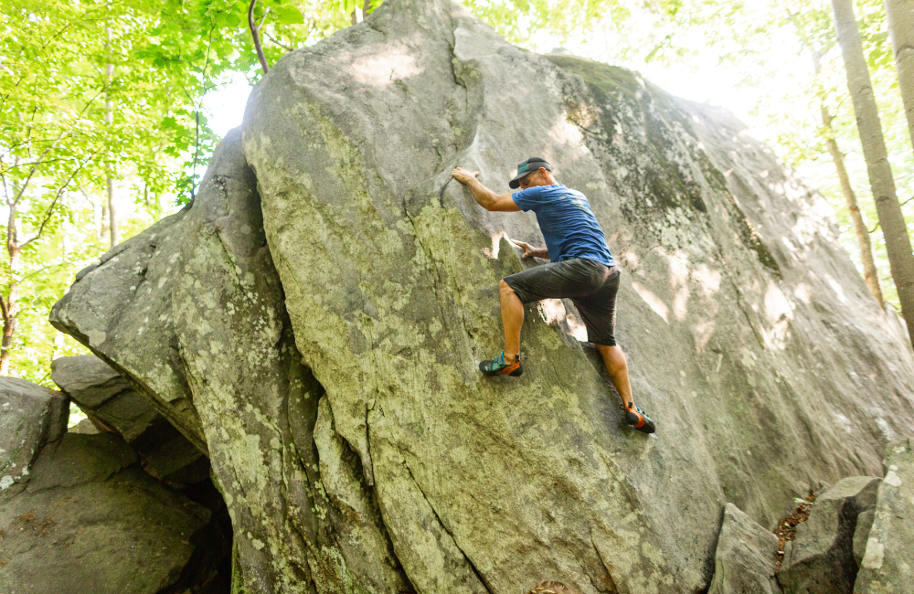 Bouldering in Lake Lure NC